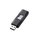 【中古】(非常に良い)エレコム USBメモリ 32GB USB2.0 スライド式 ブラック MF-HJU232GBK