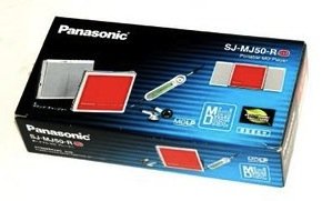 【中古】Panasonic パナソニック ポータブルMDプレーヤー SJ-MJ50-R