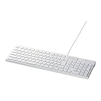 【中古】iBUFFALO USB接続 有線スタイリッシュキーボード ホワイト BSKBU15WH 【中古】iBUFFALO USB接続 有線スタイリッシュキーボード ホワイト BSKBU15WH
