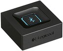 【中古】(非常に良い)Logicool ロジクール Bluetooth レシーバー BB200 マルチポイント接続 オーディオ アダプター ワイヤレス ミュージック レシーバー スマホ タブ