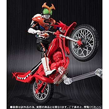 【中古】(非常に良い)S.H.Figuarts 仮面ライダーストロンガー 全高約14cm カブトロー 全長約19cm セット ABS PVC製 フィギュア