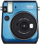 【中古】(非常に良い)FUJIFILM インスタントカメラ チェキ instax mini70 ブルー INS MINI 70 BLUE