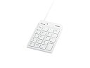 【中古】iBUFFALO スリムテンキーボード Tabキー付き ホワイト BSTK11WH