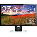 【中古】Dell モニター 23.8インチ SE2416H(3年間交換保証／CIE1976 84 ／広視野角／フレームレス／フルHD／IPS非光沢／HDMID-