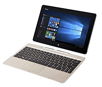 【中古】(非常に良い)ASUS ノートブック TransBook T100TAM ( WIN10 Home 64Bit ／ インテル Atom Z3795 ／ 10.1インチワイド ／ 4G ／ 32G 500GB ／ ゴールド ) T100TAM-3