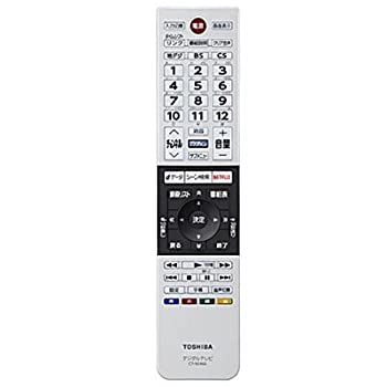 【中古】(未使用品)東芝 液晶テレビ用リモコンCT-90466(75040953)生産完了につき75041597でのお届けになります。 一部使えないボタン、機能