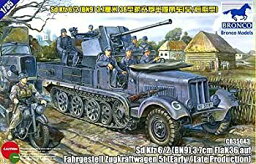 【中古】(未使用・未開封品)ブロンコ 1／35 btCB35043 独・Sd.kfz 6／2 5tハーフトラック37mm対空自走砲(BN9)前／後期型