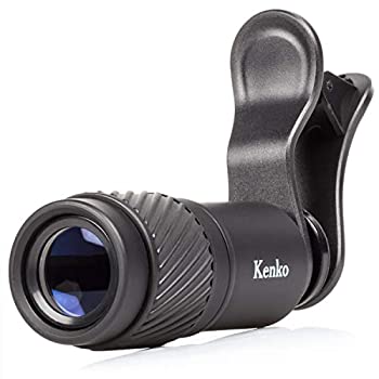 【中古】Kenko スマートフォン用交換レンズ REALPRO CLIP LENS テレ 7x クリップ式 望遠レンズ 単眼鏡兼用モデル 7倍 18口径 KR