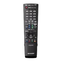 【中古】0106380499 RRMCGA952WJN1 テレビリモコン シャープ SHARP(2)