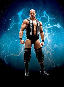 【中古】(非常に良い)S.H.フィギュアーツ WWE ストーン・コールド・スティーブ・オースチン(Stone Cold Steve Austin) 約160mm PVC&ABS製 可動フィギュア