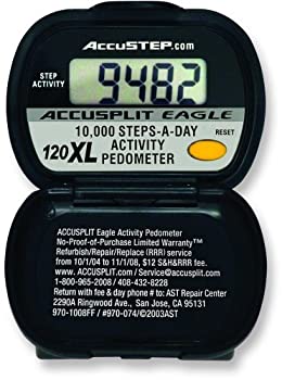 yÁz(gpi)ACCUSPLIT AE120XL Certified Accurate Pedometer Steps & Activity Timer