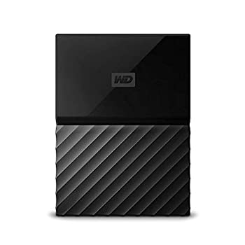 【中古】WD HDD ポータブル ハードディスク 4TB USB3.0 ブラック 暗号化 パスワード保護 My Passport WDBYFT0040BBK-W