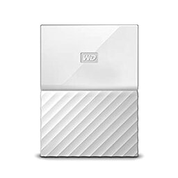 【中古】WD HDD ポータブル ハードディスク 2TB USB3.0 ホワイト 暗号化 パスワード保護 ( PS4 ／ PS4pro 対応) My Passp