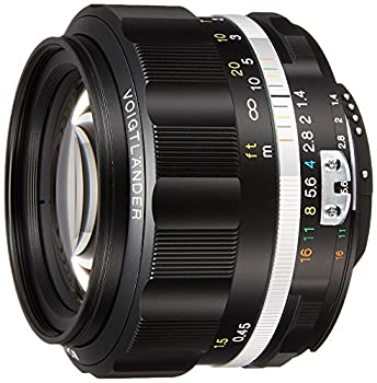 【中古】(未使用・未開封品)VoightLander フォクトレンダー 単焦点レンズ NOKTON 58mm F1.4 SLIIS Ai-S ニコンFマウント対応 ブラックリム 231634