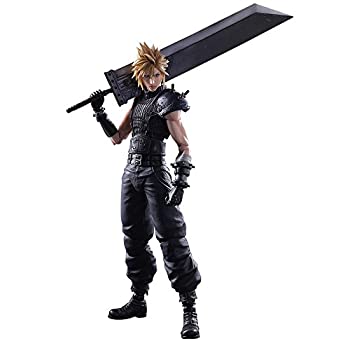 【中古】(未使用品)PLAY ARTS改 FINAL FANTASY VII REMAKE No.1 クラウド ストライフ PVC製 塗装済み可動フィギュア