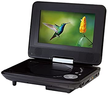 【中古】(非常に良い)エスキュービズム 7インチポータブルDVDプレーヤー AC・DC・単3電池対応 APD-0701