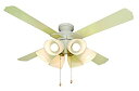 【中古】(未使用・未開封品)東京メタル工業 シーリングファン QJ-46WW6LE10 紐式6灯LED100W QJ-46WW6LE10