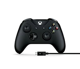 【中古】(未使用品)マイクロソフト ゲームコントローラー Bluetooth／有線接続／xbox one／Windows対応 PC用USBケーブル同梱 4N6-