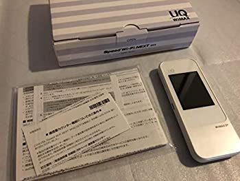 【中古】(非常に良い)WiMAX 2 Speed Wi-Fi NEXT W04 HWD35SGU White