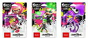 【中古】(非常に良い)スプラトゥーンシリーズ amiibo3種セット(ガール【ネオンピンク】 ボーイ【ネオングリーン】 イカ【ネオンパープル】)