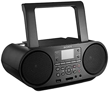 楽天COCOHOUSE【中古】ソニー SONY CDラジオ Bluetooth／FM／AM／ワイドFM対応 語学学習用機能 電池駆動可能 ブラック ZS-RS81BT