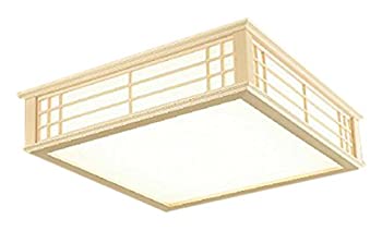 【中古】オーム電機 【天然木使用】LED和風シーリングライト（8畳用／電球色） LE-W30L8K-K