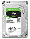 【中古】(未使用品)Seagate BarraCuda 3.5 4TB 内蔵ハードディスク HDD 6Gb/s 256MB 5400rpm ST4000DM