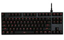 【中古】HyperX Alloy FPS Pro ゲーミングキーボード 赤軸 テンキーレス FPSゲーム向け LEDバックライト HX-KB4RD1-US／R