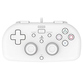 【中古】(未使用品)【SONYライセンス商品】ワイヤードコントローラーライト for PS4 ホワイト【PS4対応】