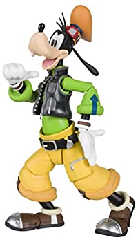 【中古】(未使用品)S.H.フィギュアーツ キングダムハーツ グーフィー(KINGDOM HEARTS II) 約150mm ABS PVC製 塗装済み可動フィ