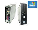 【中古】(非常に良い)中古パソコン 互換OFFICE付属 今更ですが WINDOWS XP PRO 32BIT SP3 DELL デスクトップ デュアルコア 通信ソフトに最適 シリアル(RS23(2)