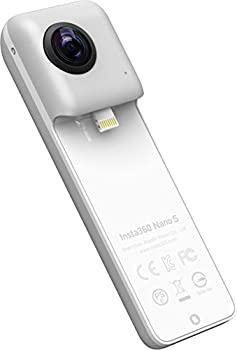 【中古】(非常に良い)Insta360 Nano S Silver 360度カメラ 4Kビデオ iPhone X／8／7／6シリーズ対応 CM425 【国内正規品】