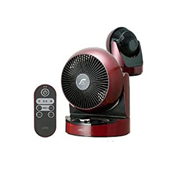 【中古】ユーイング 扇風機 エアマルチファン UCF-DHR18L-R ざくろレッド