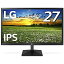 【中古】(非常に良い)LG モニター ディスプレイ 27MK430H-B 27インチ／フルHD／IPS 非光沢／HDMI端子付／ブルーライト低減機能／FreeSync・DASモード搭載