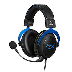 【中古】(未使用品)HyperX Cloud ゲーミングヘッドセット PS4公式ライセンス インライン音量コントロールBox付属 HX-HSCLS-BL／AS