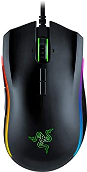 【中古】(非常に良い)Razer Mamba Elite ゲーミングマウス 光学センサー 16000 DPI 9ボタン RZ01-02560100-R3M1 ブラック