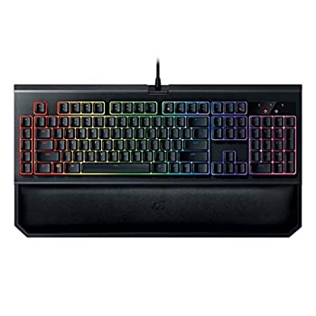 【中古】Razer BlackWidow Chroma V2 US YELLOW SWITCH 英語配列 黄軸メカニカル ゲーミングキーボード RZ03-02032300-R3M1