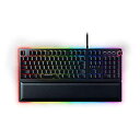 【中古】(未使用品)Razer Huntsman Elite JP ゲーミングキーボード 日本語配列 光学メカニカルスイッチ レザーレット製リストレスト付属