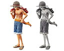 【中古】ワンピース ONE PIECE magazine FIGURE vol.2 ルフィ フィギュア 全2種セット 通常カラーver.／レアカラーver.