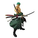 【中古】(非常に良い)ヴァリアブルアクションヒーローズ ONE PIECE ロロノア ゾロ(リニューアル再販) 約180mm PVC製 塗装済み可動フィギュア