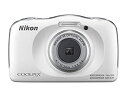 【中古】(未使用品)Nikon デジタルカメラ COOLPIX W150 防水 W150WH クールピクス ホワイト