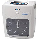 【中古】新品タイムレコーダー タイムカード レコーダー 本体 TR-001s 6欄印字可能 両面印字モデル タイムカード50枚付き(2)