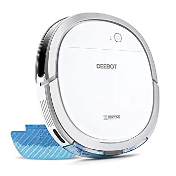 【中古】細菌除去率99%エコバックス ECOVACS DEEBOT OZMO Slim11 床拭きロボット掃除機 フローリング掃除 畳掃除 超薄型 水拭き対応 モップ付け 自動拭き