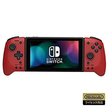 【中古】(非常に良い)【任天堂ライセンス商品】グリップコントローラー for Nintendo Switch レッド【Nintendo Switch対応】