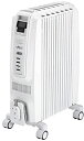 【中古】DeLonghi オイルラジエターヒーター 【ドラゴンデジタル】 X字型フィン7枚 <3~8畳用> TDD0712W