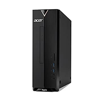 【中古】Acer デスクトップパソコン Aspire Celeron J4005／8GB／1TB HDD／±R／RW スリムドライブ／Windows 10／ブラック XC-830-N18F