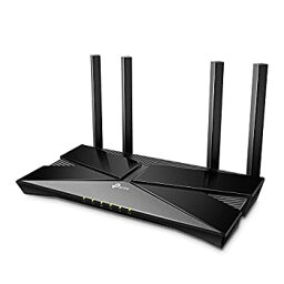 【中古】(未使用品)TP-Link WiFi ルーター Wi-Fi6 11AX AX1800 1201 + 574 Mbps 1.5Ghz クアッド・コアCPU