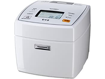 【中古】三菱電機 IHジャー炊飯器 5.5合炊き ピュアホワイト NJ-VX104-W