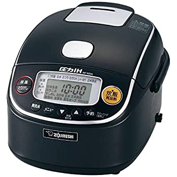 【中古】象印 圧力IH炊飯ジャー（3合炊き） ブラックZOJIRUSHI 極め炊き NP-RZ05-BA