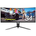 【中古】(未使用品)HKC 21:9 ゲーミング モニター 34インチ 4K ウルトラ ワイド VA 曲面 R1500 4MS／100HZ／FreeSync／D